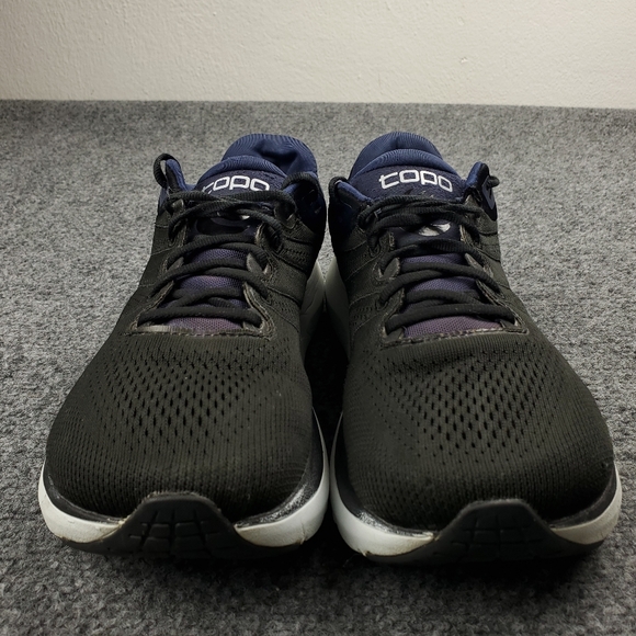Topo Phantom 2 Womens 9.5 Running Shoes Athletic Sneakers Black Midnight - Picture 3 of 12